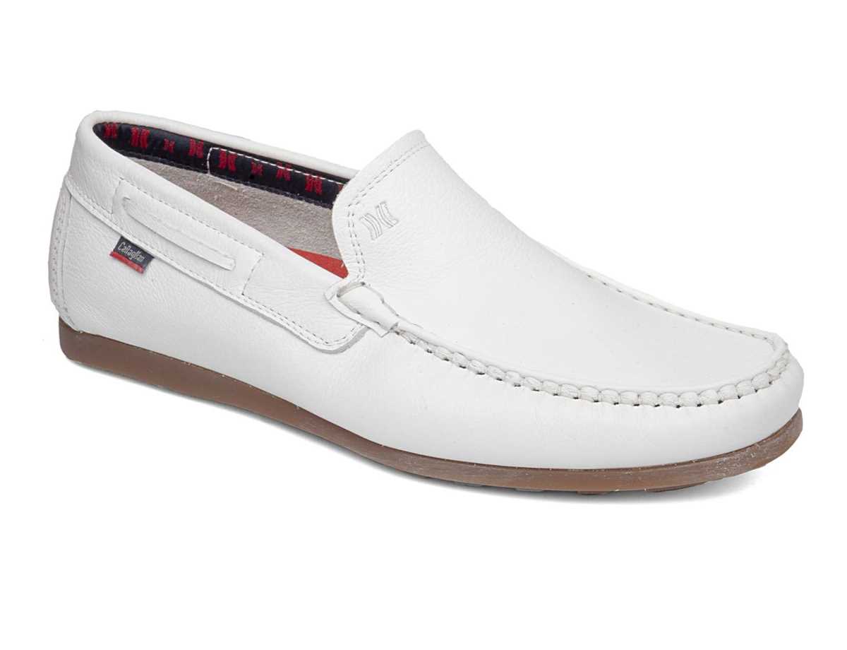 Mocasines Callaghan 15200 Driveline Hombre Blancos | XHW939XY