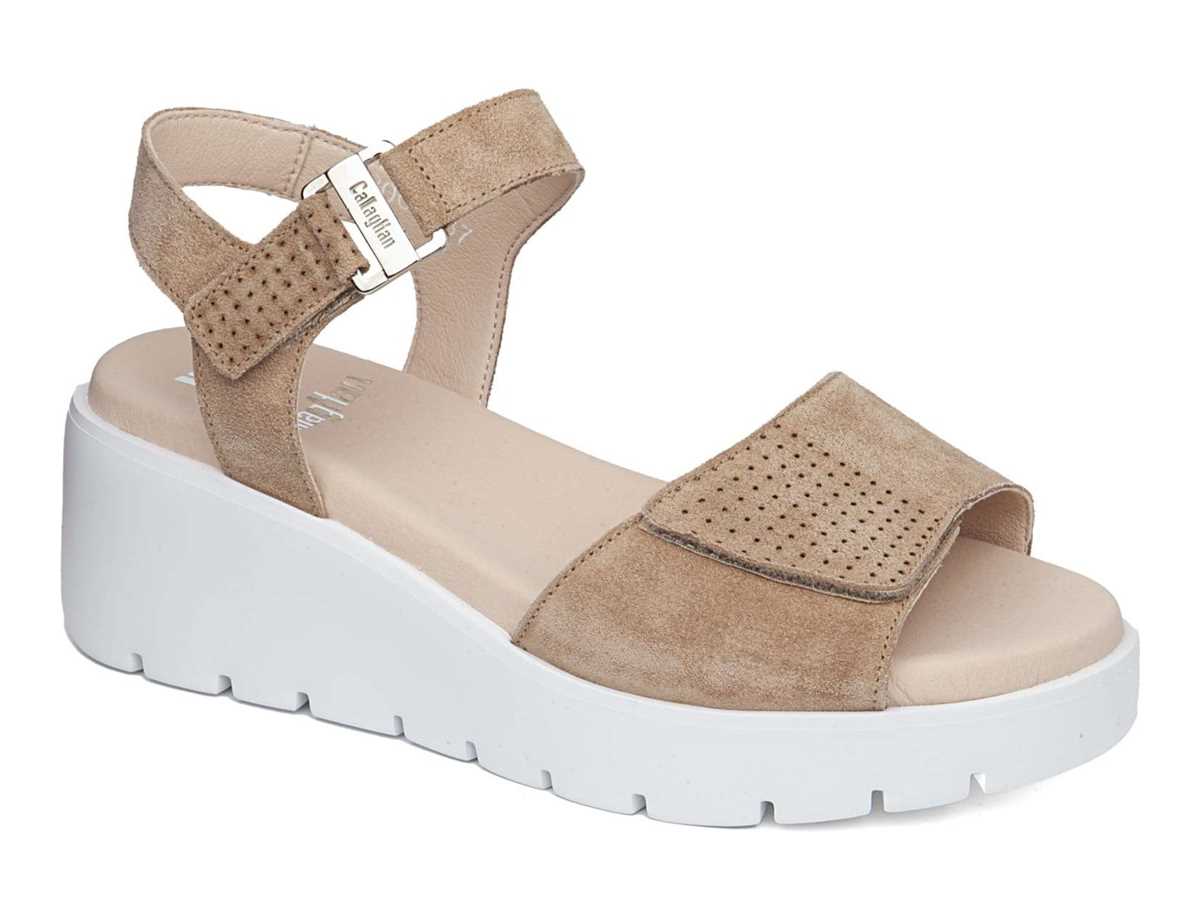 Sandalias Cuña Callaghan 32002 Bera Mujer Marrom | GLE793KI