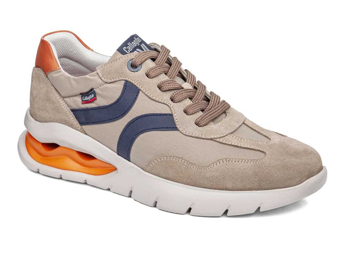 Tenis Callaghan 45408 Vento Hombre Beige Azules | HGR1964IF