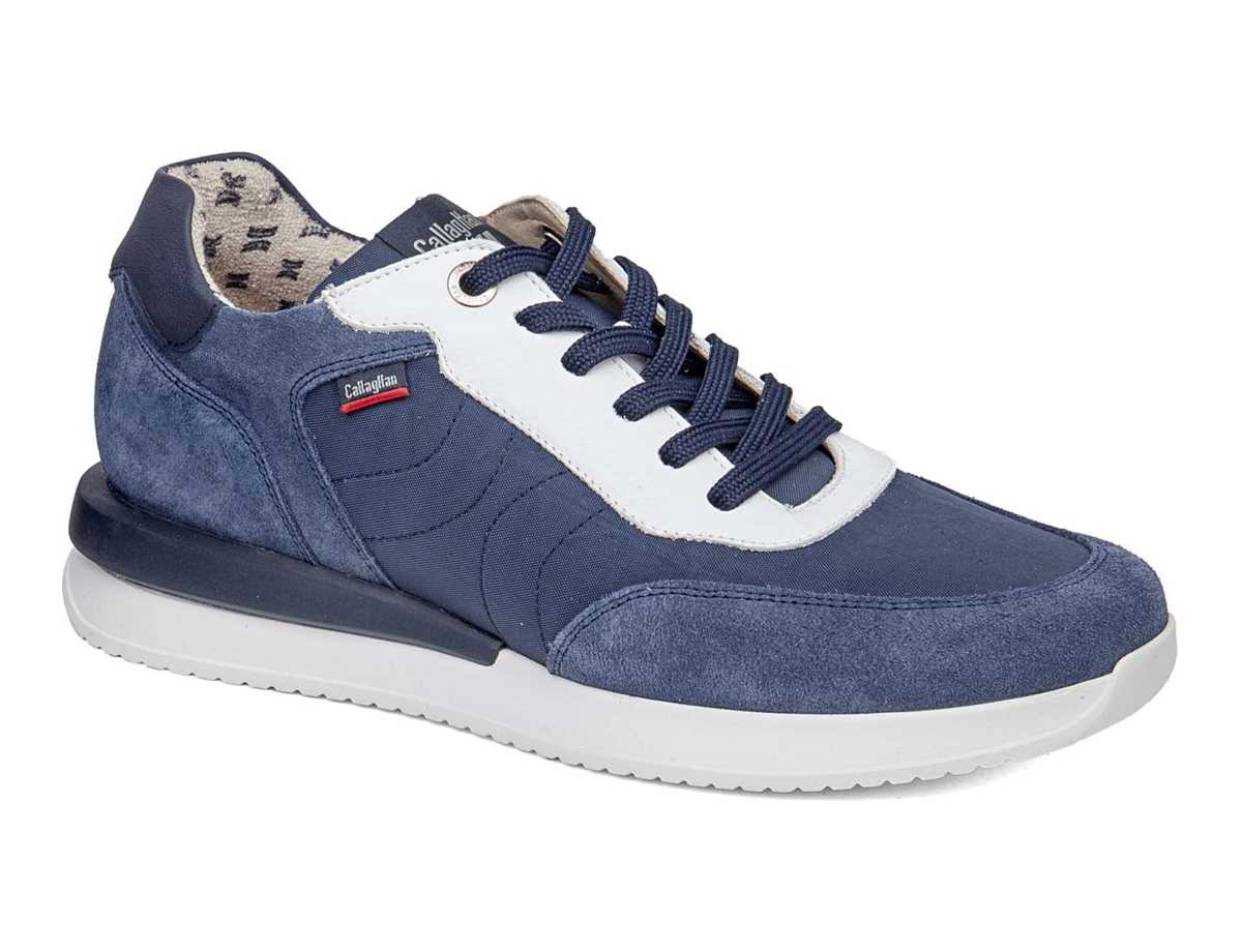 Tenis Callaghan 51100 Moses Hombre Azules | CFJ565LO