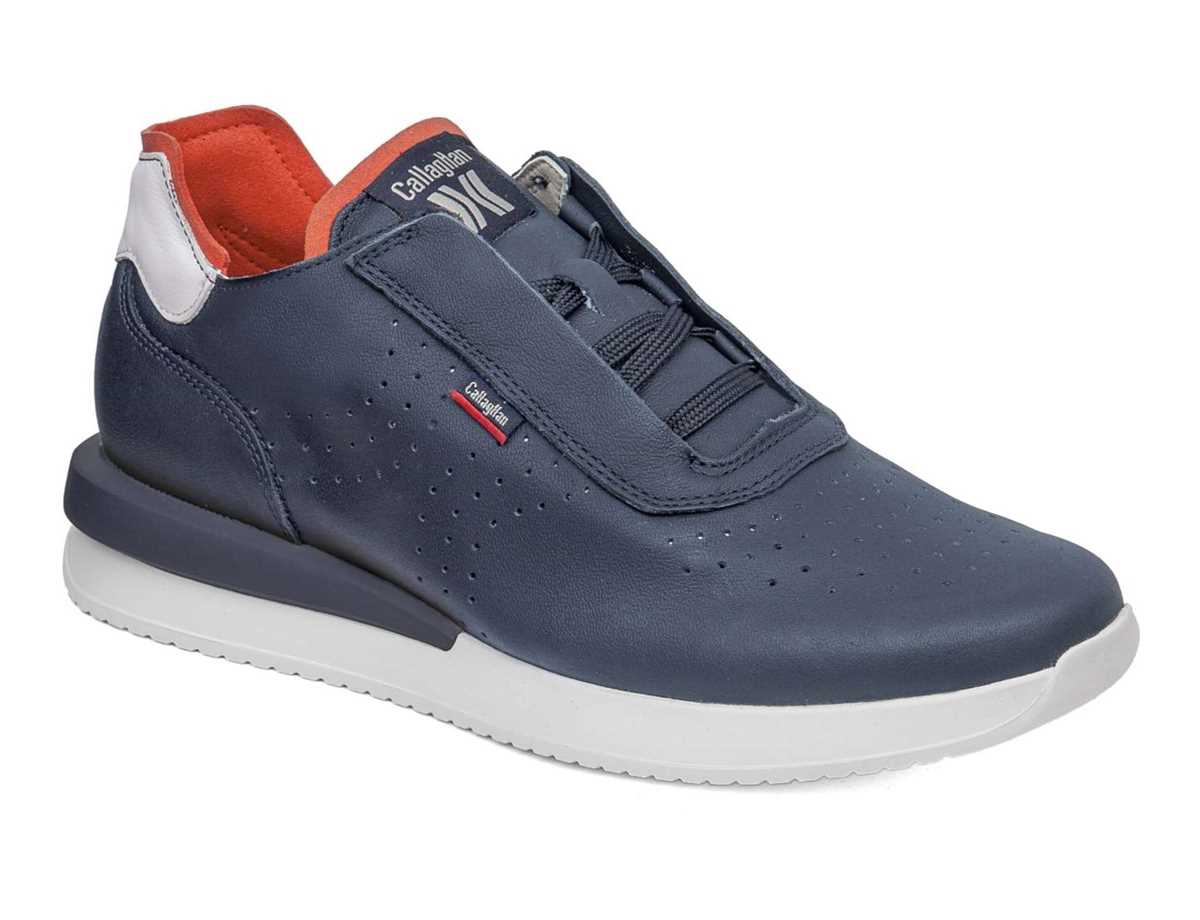 Tenis Callaghan 51101 Moses Hombre Azules Blancos Rojos | EWO7219ZT