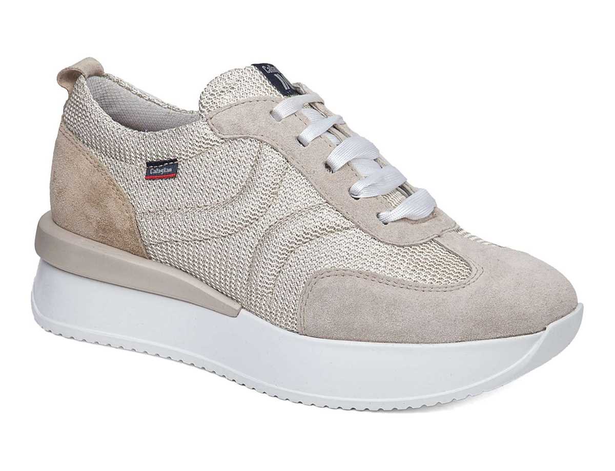 Tenis Callaghan 51200 Dina Mujer Blancos Beige | IPU6194XM