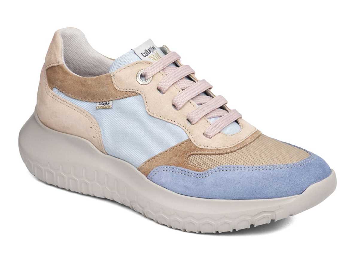 Tenis Callaghan 53802 Suv Marine Sra Mujer Azules Beige | HLB1168HL