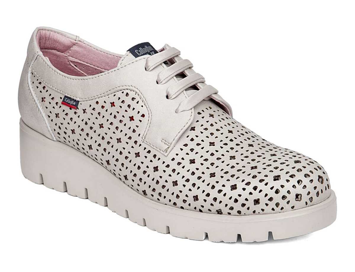 Tenis con Plataforma Callaghan 89864 Haman Mujer Beige | PSL241VC