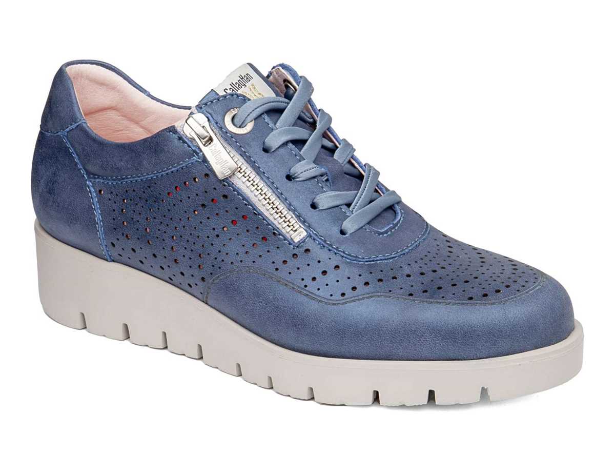 Tenis con Plataforma Callaghan 89894 Haman Mujer Azules Oscuro | WFL2928PR