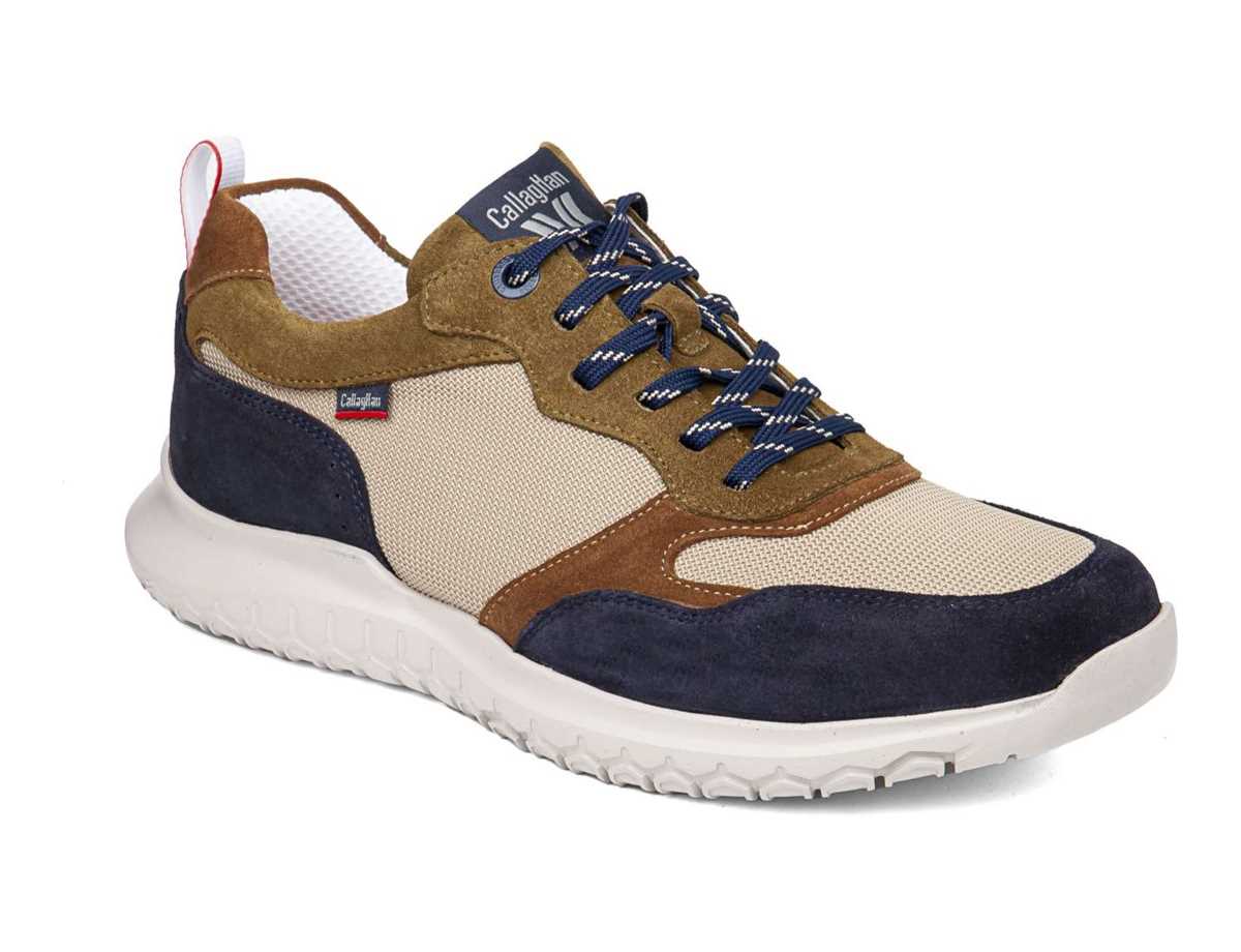 Zapatos Casuales Callaghan 53704 Suv Marine Cro Hombre Azules Beige Marrom | QHN2699MH