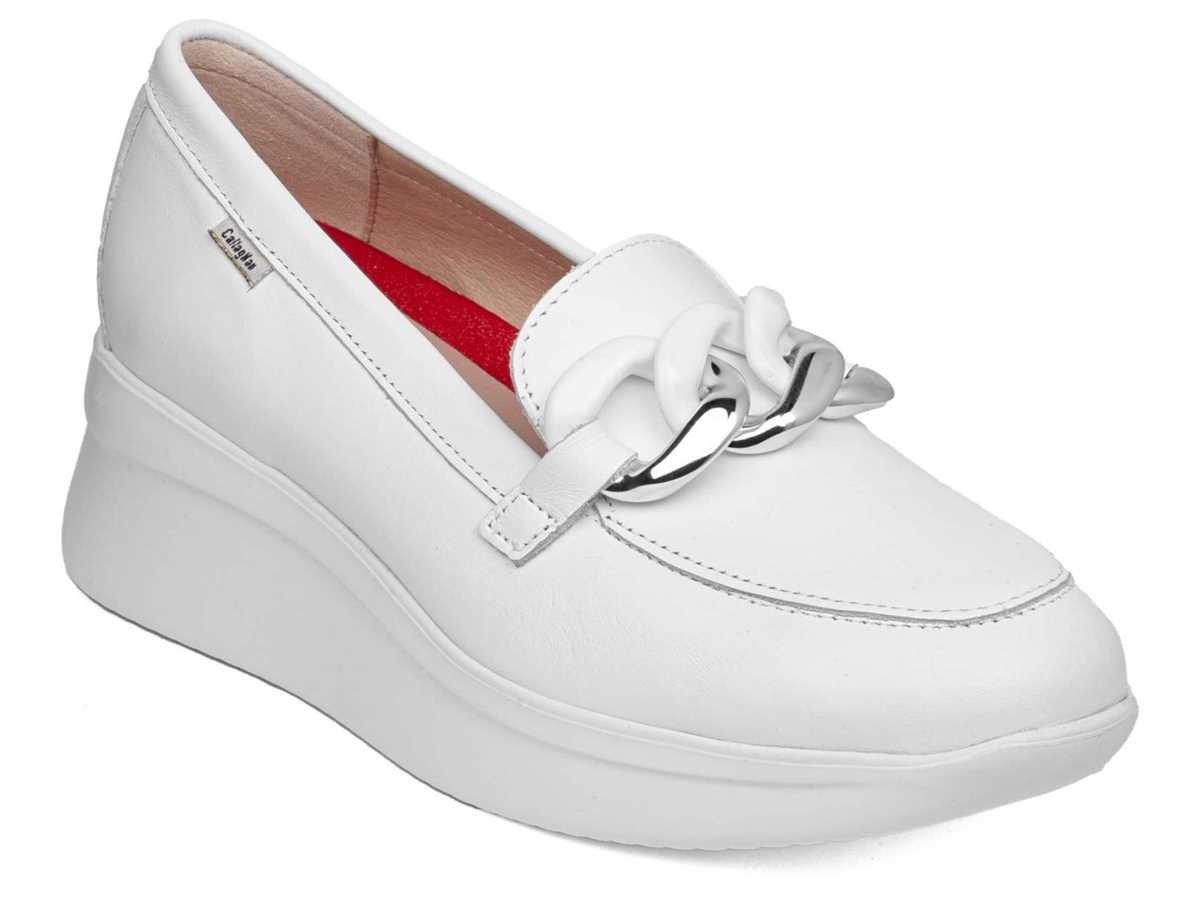 Zapatos Plataforma Callaghan 30019 Hanna Mujer Blancos | DAJ6353JP