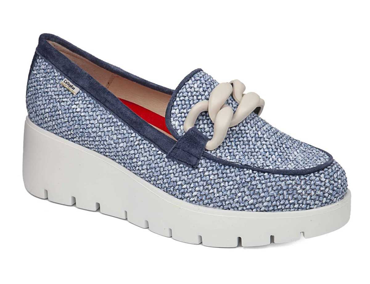 Zapatos Plataforma Callaghan 32100 Amal Mujer Azules | LHY1933OS