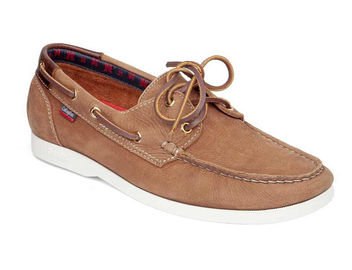 Zapatos del Barco Callaghan 51600 Yate Hombre Beige Marrom | VSD366MH