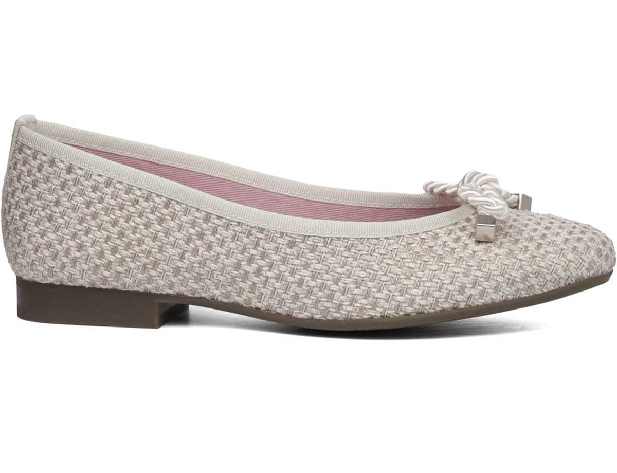 Ballerinas Callaghan 18238 Mila Mujer Beige Blancos | XER291EA