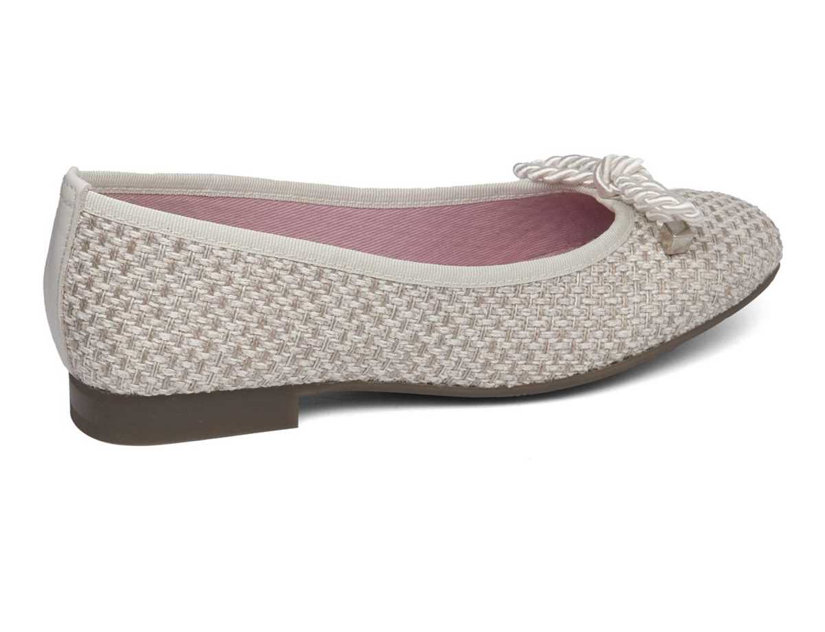 Ballerinas Callaghan 18238 Mila Mujer Beige Blancos | XER291EA