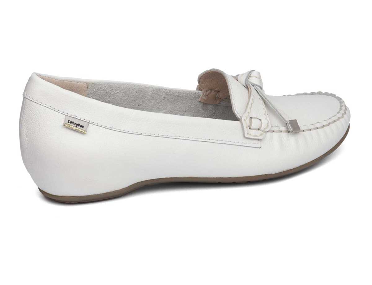 Mocasines Callaghan 12022 Dance Mujer Blancos | SFX3994KC