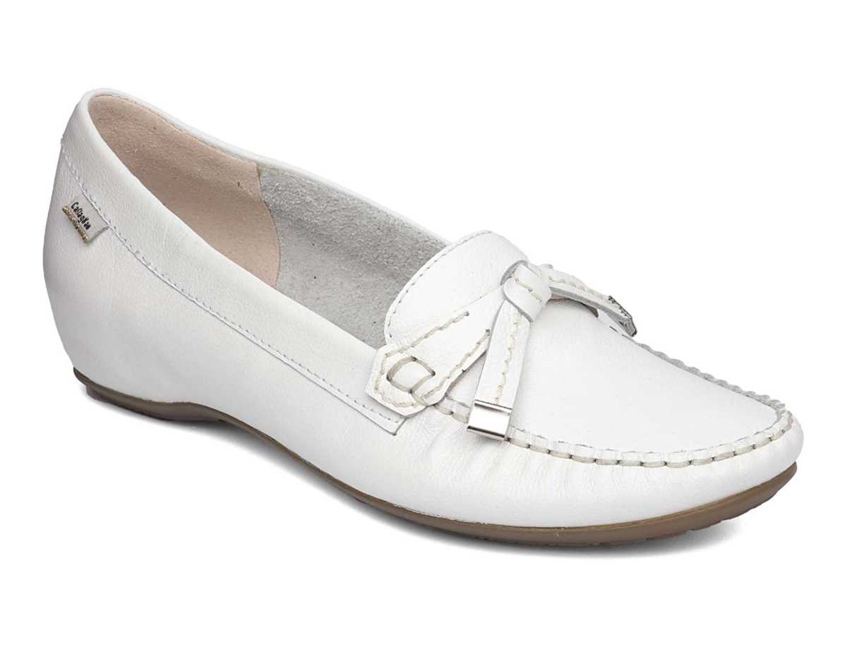 Mocasines Callaghan 12022 Dance Mujer Blancos | SFX3994KC