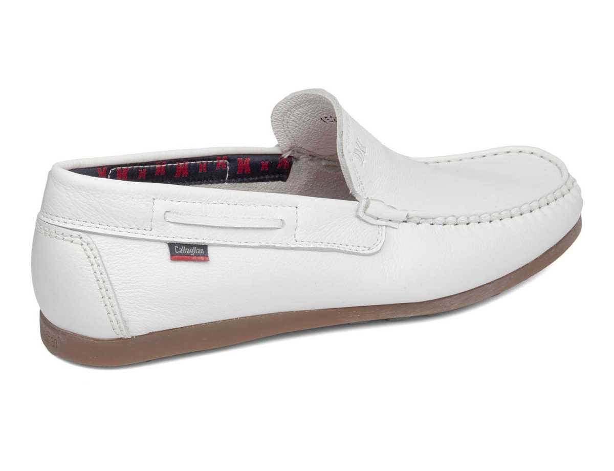 Mocasines Callaghan 15200 Driveline Hombre Blancos | XHW939XY