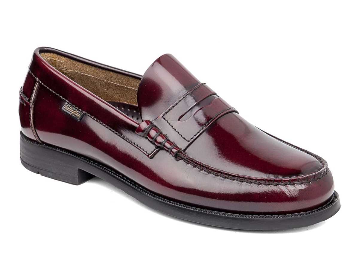 Mocasines Callaghan 16100 Pure Confort Hombre Rojos Oscuro | YUM4565SO