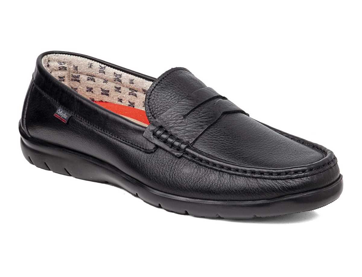 Mocasines Callaghan 18003 Tenger Hombre Negros | HJY3672KL