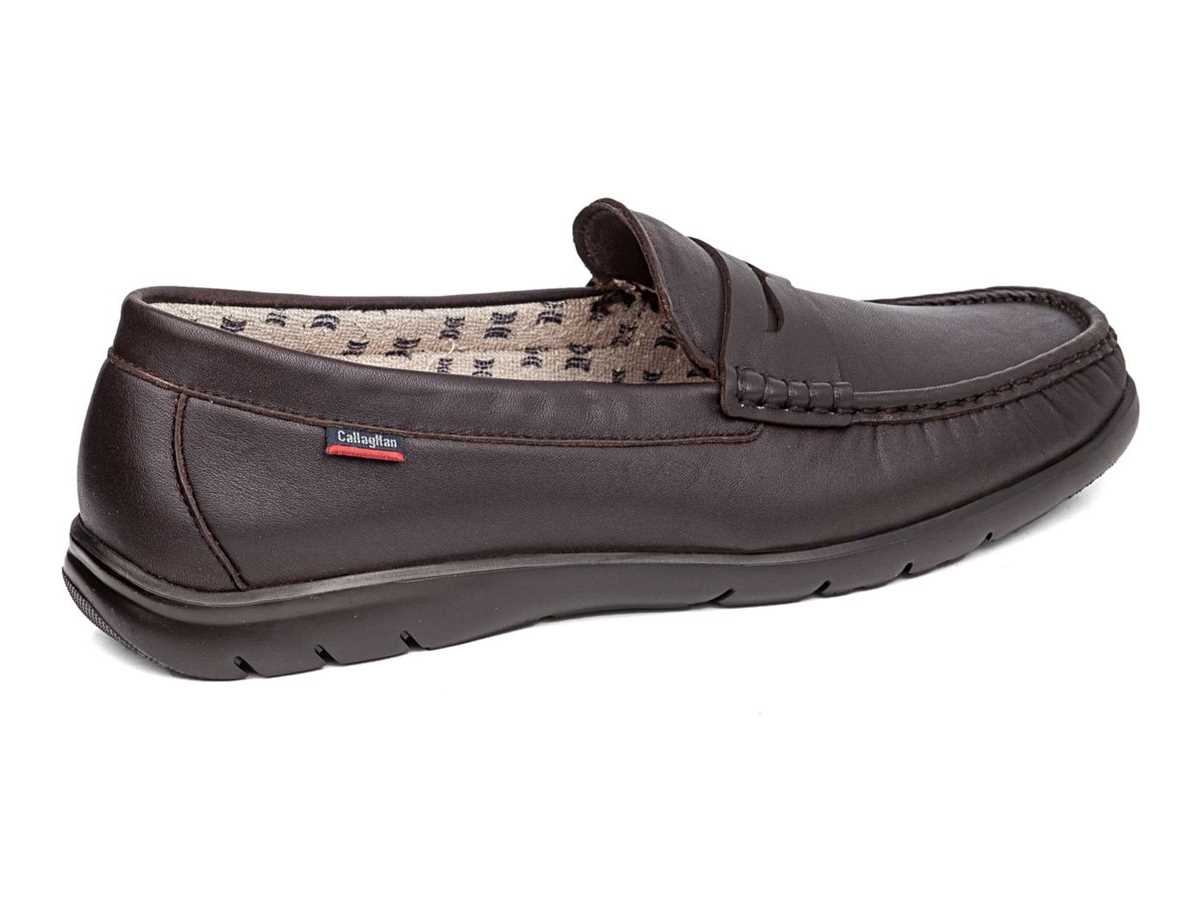 Mocasines Callaghan 18003 Tenger Hombre Marrom Oscuro | SPO417IH