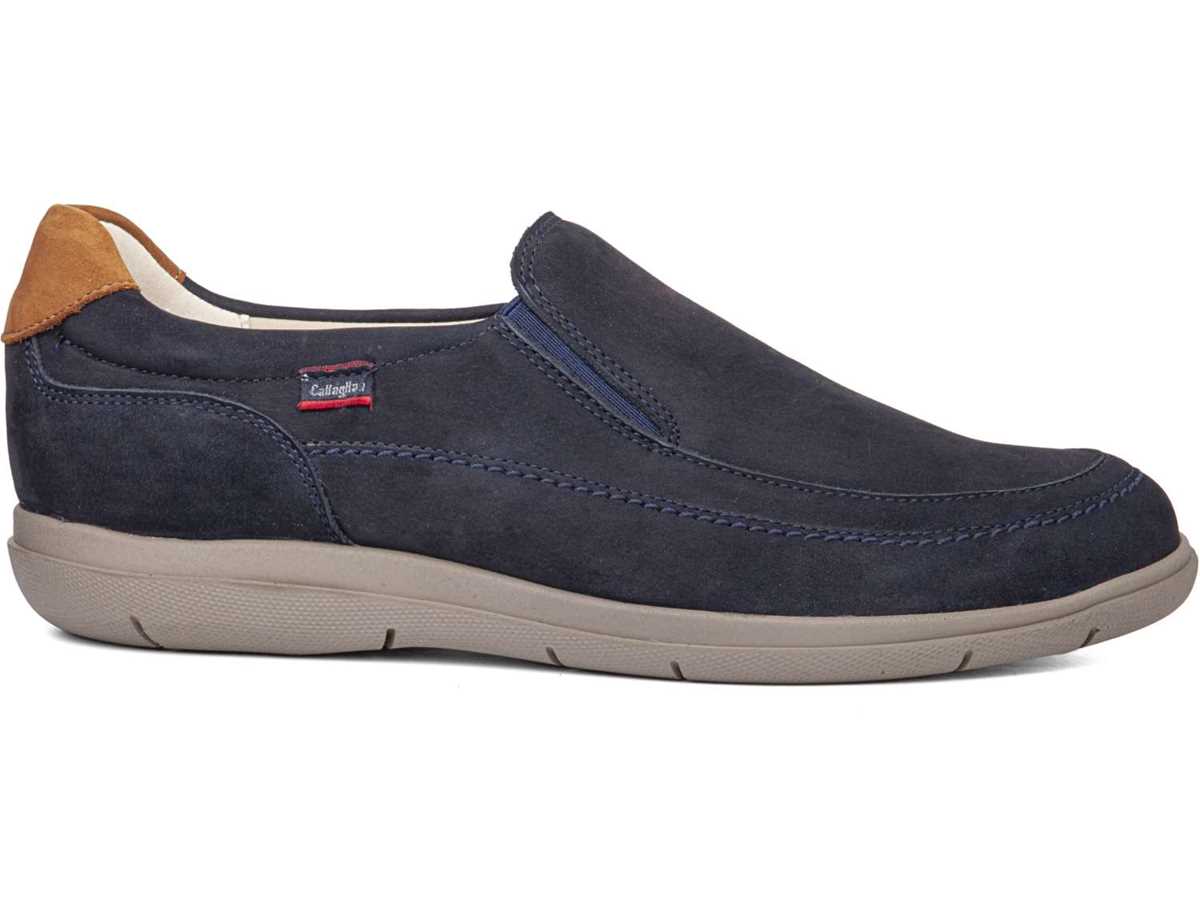 Mocasines Callaghan 46805 Duna Hombre Azules Marrom | WFN9644HC