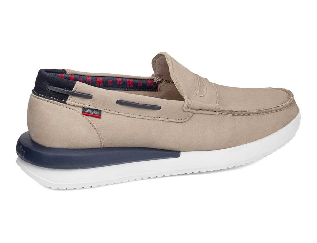 Mocasines Callaghan 52101 Moses Hombre Beige Azules | ARI3436DT