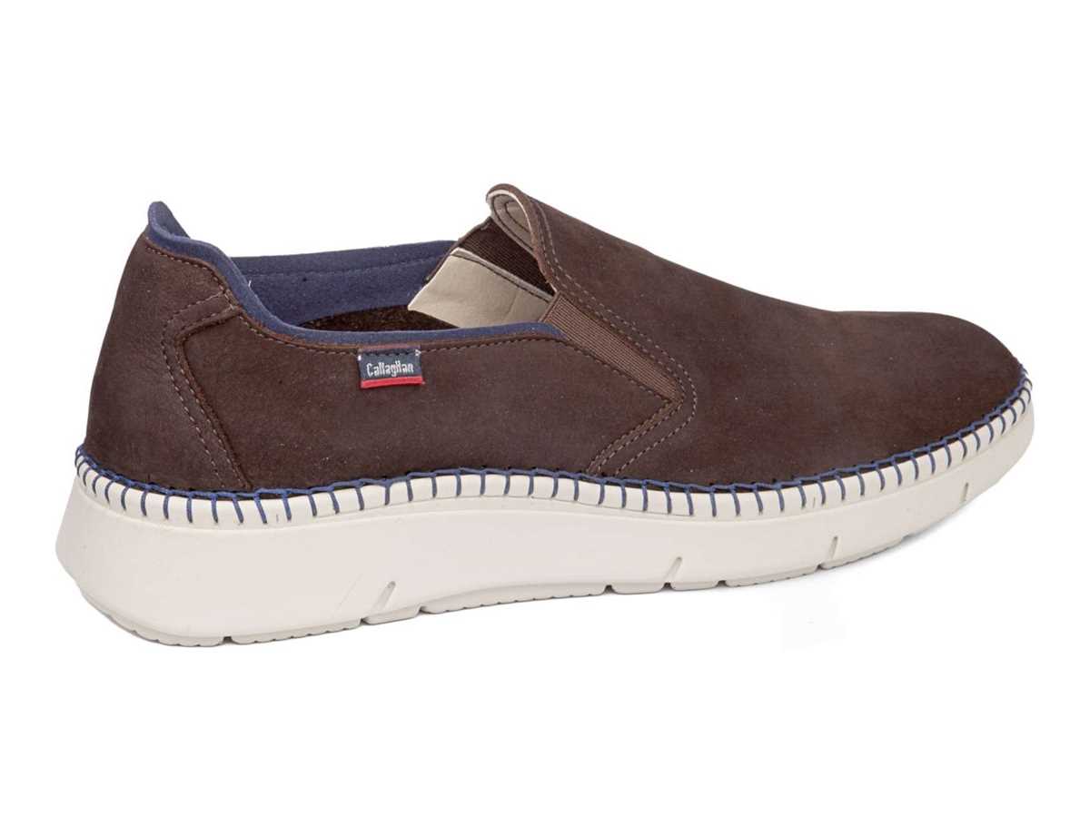 Mocasines Callaghan 53501 Circular Hombre Marrom Oscuro Azules | AIW3898GA