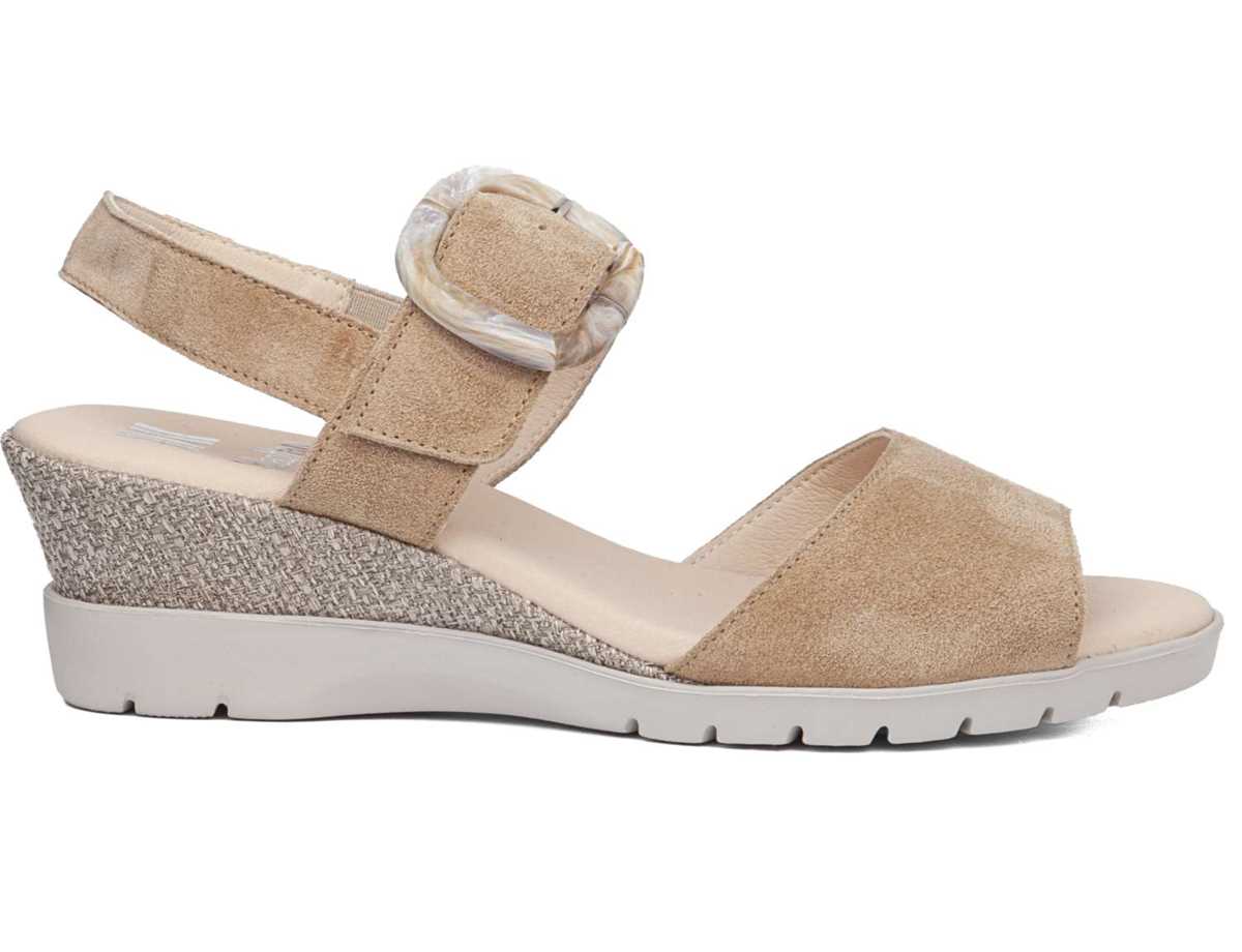 Sandalias Cuña Callaghan 29116 Esperanza Mujer Beige | RSN7516QZ