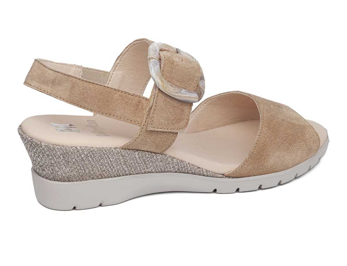 Sandalias Cuña Callaghan 29116 Esperanza Mujer Beige | RSN7516QZ