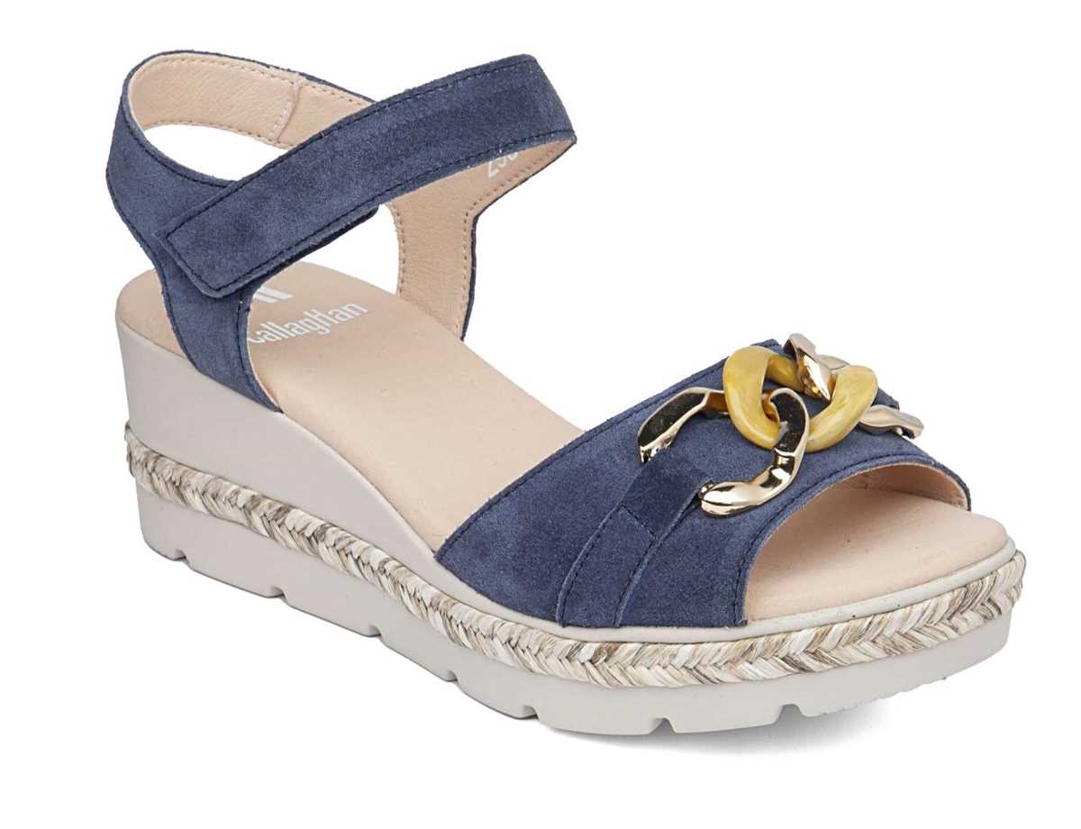 Sandalias Cuña Callaghan 29807 Mara Mujer Azules | AKP3656WX