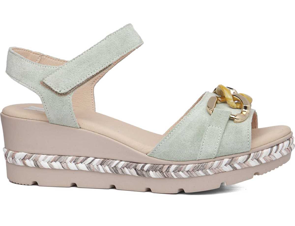 Sandalias Cuña Callaghan 29807 Mara Mujer Verdes | ITK87100CW