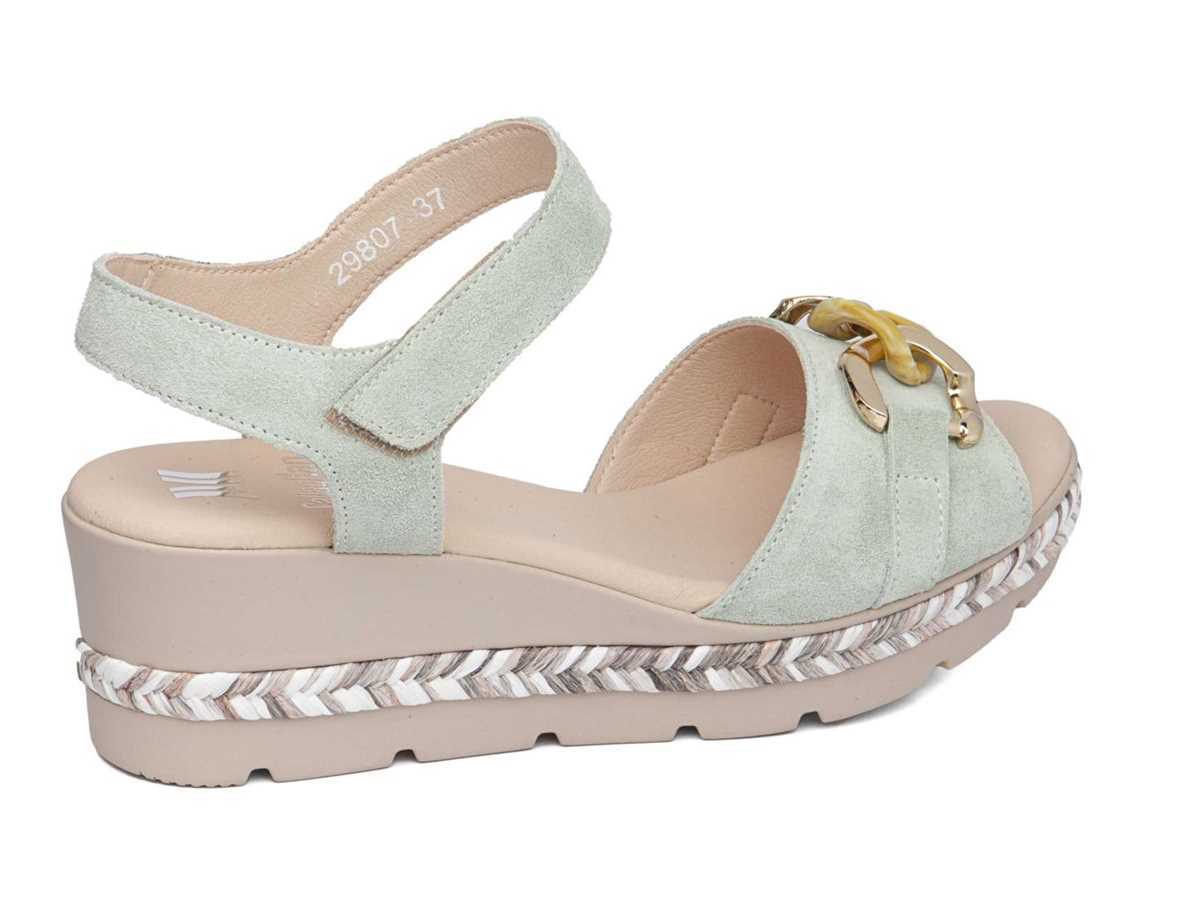 Sandalias Cuña Callaghan 29807 Mara Mujer Verdes | ITK87100CW