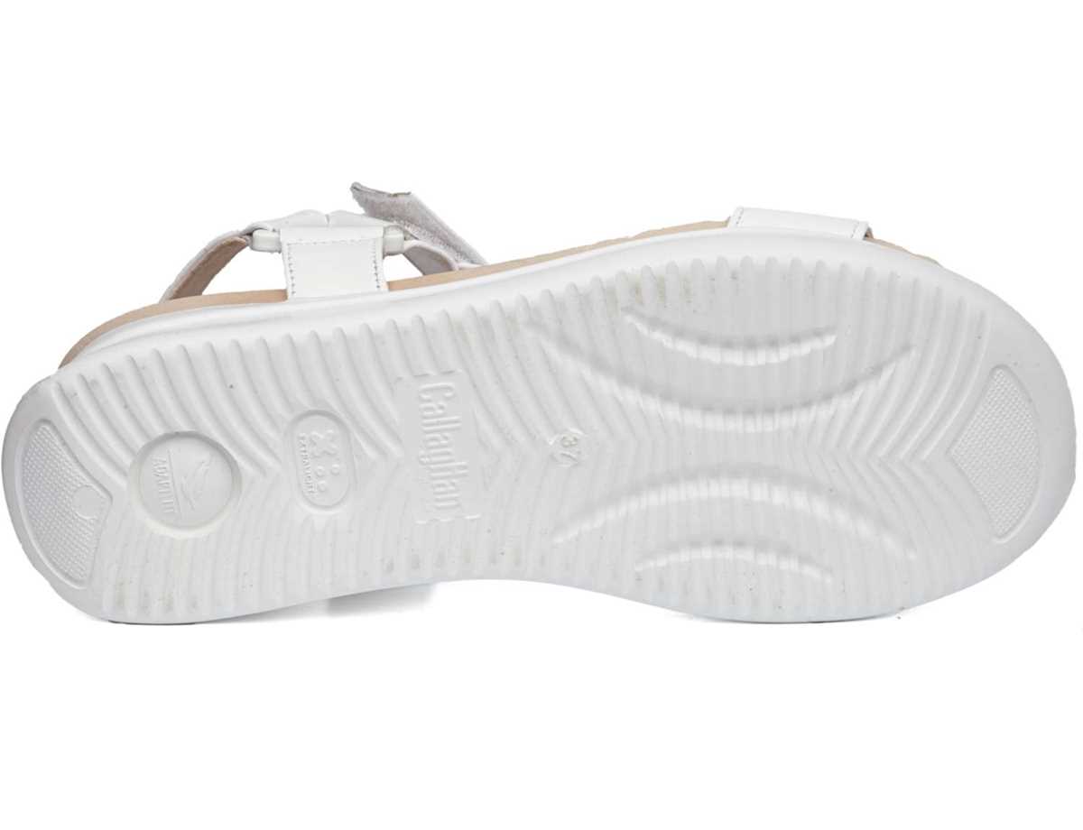 Sandalias Cuña Callaghan 29908 Llana Mujer Blancos | UAL401BL