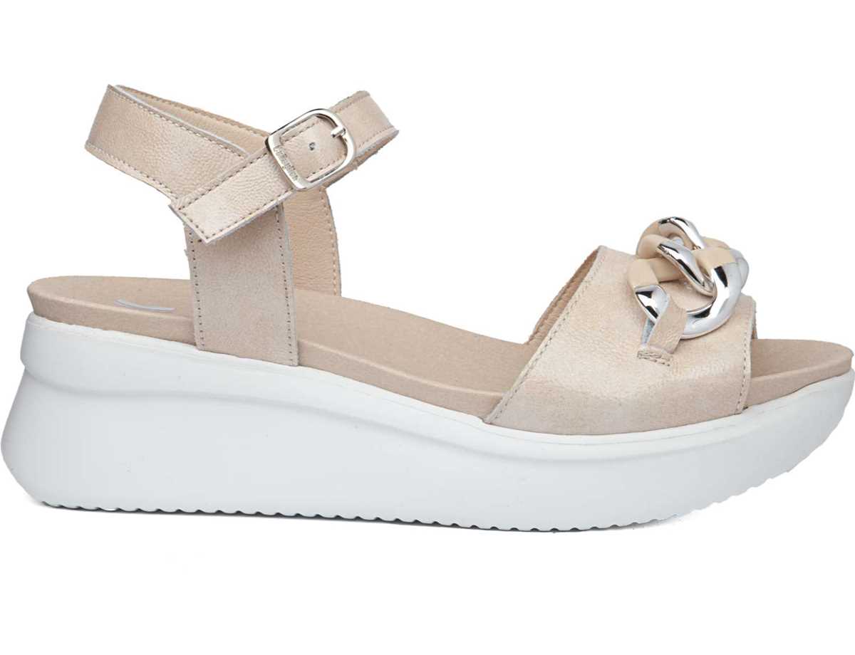 Sandalias Cuña Callaghan 29910 Llana Mujer Rosas | IGV1636KE