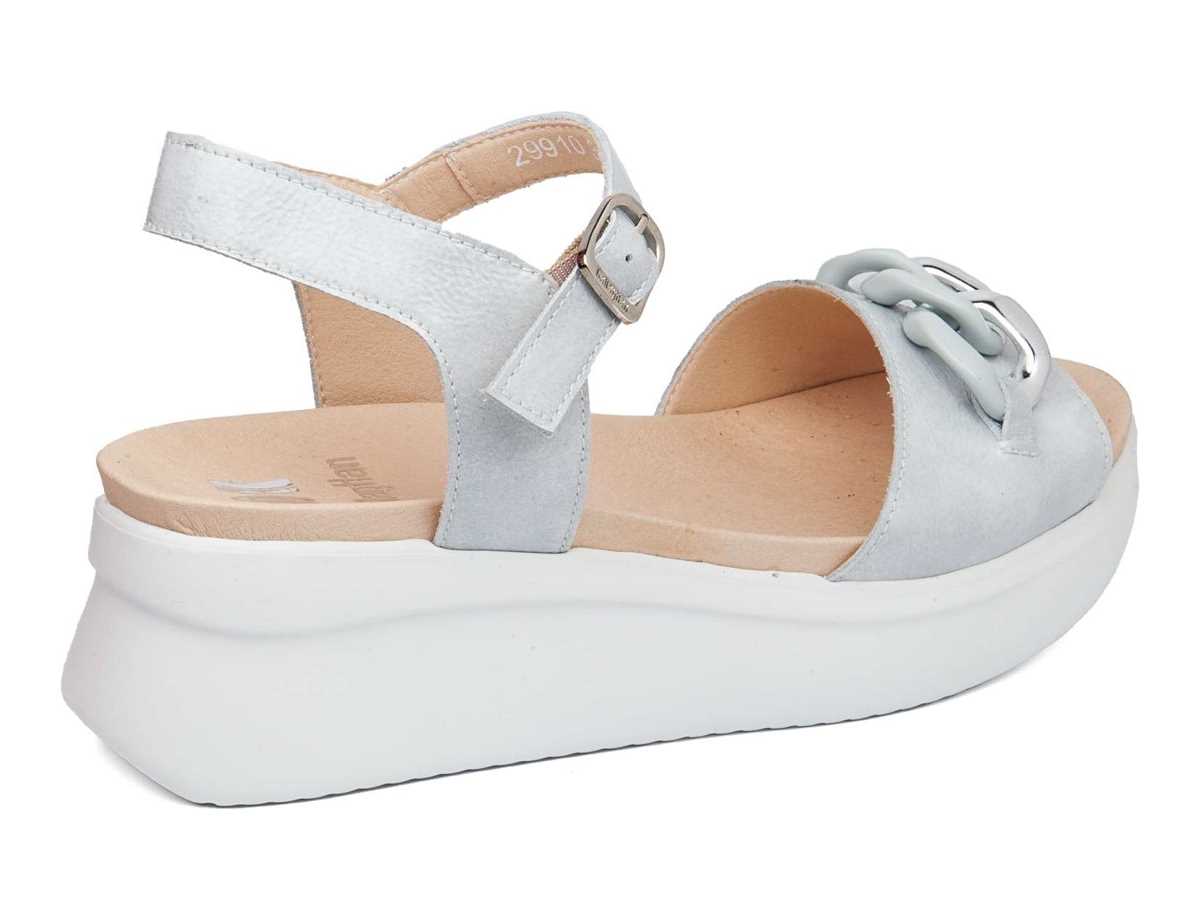 Sandalias Cuña Callaghan 29910 Llana Mujer Azules | OFO4368PZ