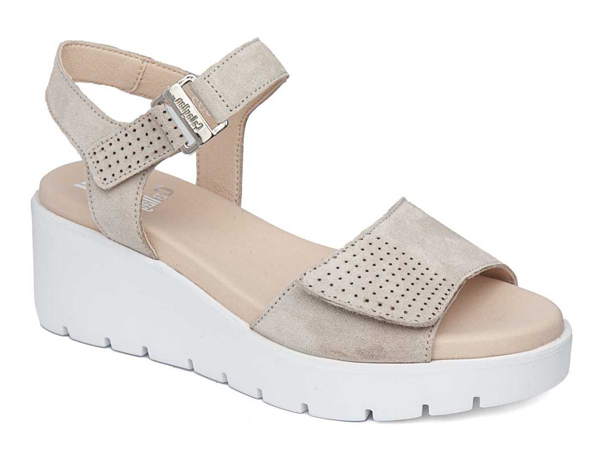 Sandalias Cuña Callaghan 32002 Bera Mujer Beige | UDY5726DB