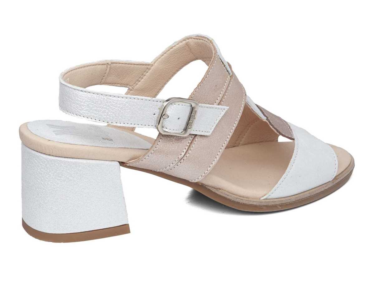 Sandalias Tacones Callaghan 29211 Kibow Mujer Blancos Beige Amarillos | NHQ9826EV