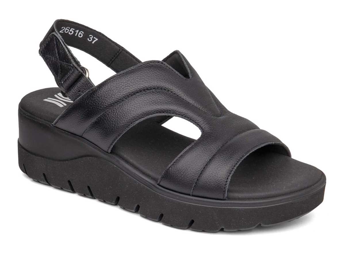 Sandalias de Plataforma Callaghan 26516 Uwanja Mujer Negros | VZK4012DK