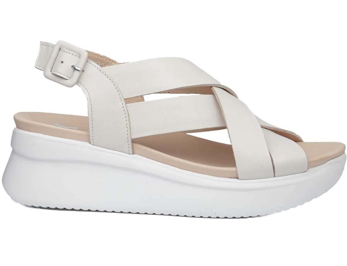 Sandalias de Plataforma Callaghan 29902 Llana Mujer Blancos | LPB9990SV