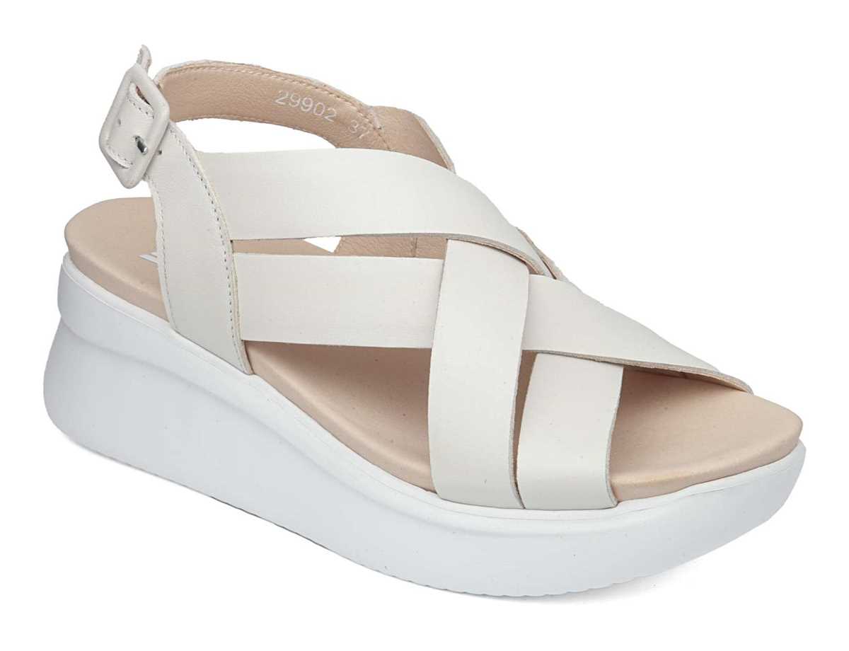 Sandalias de Plataforma Callaghan 29902 Llana Mujer Blancos | LPB9990SV