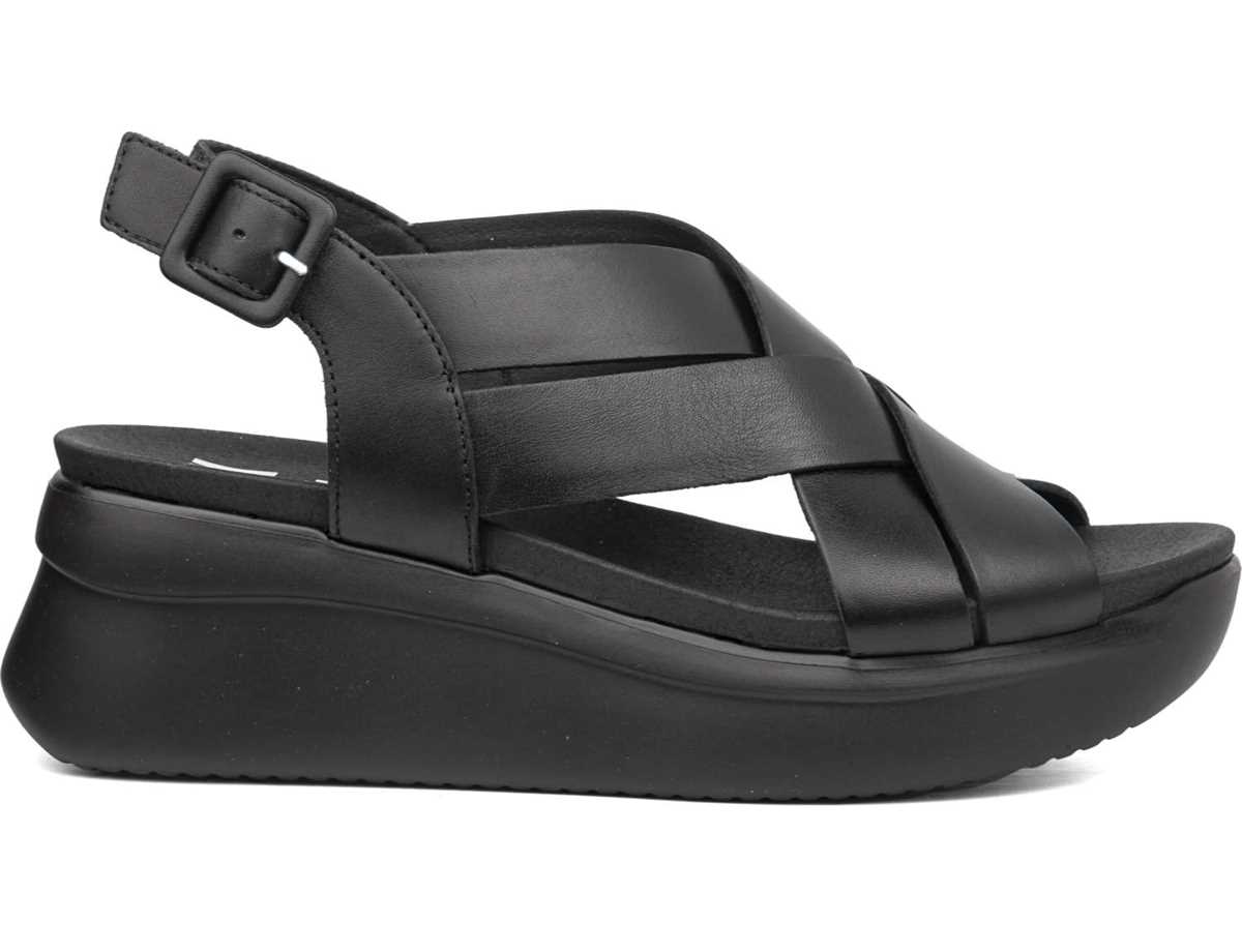 Sandalias de Plataforma Callaghan 29902 Llana Mujer Negros | OXS424JS