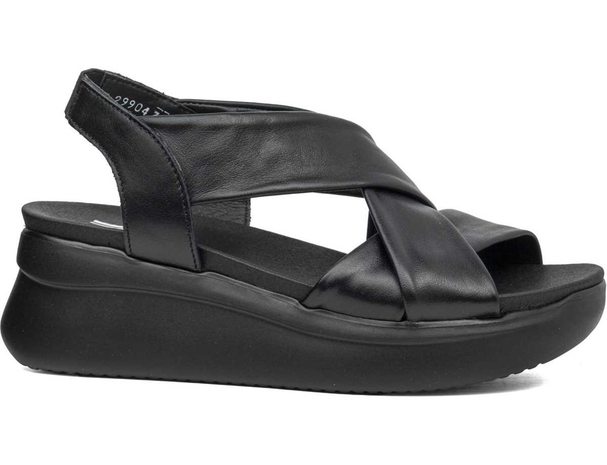 Sandalias de Plataforma Callaghan 29904 Llana Mujer Negros | AJD773OX