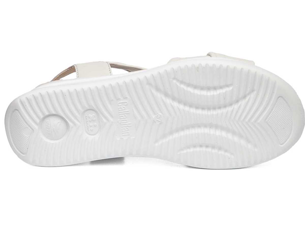 Sandalias de Plataforma Callaghan 29904 Llana Mujer Blancos | ZFA5734UA