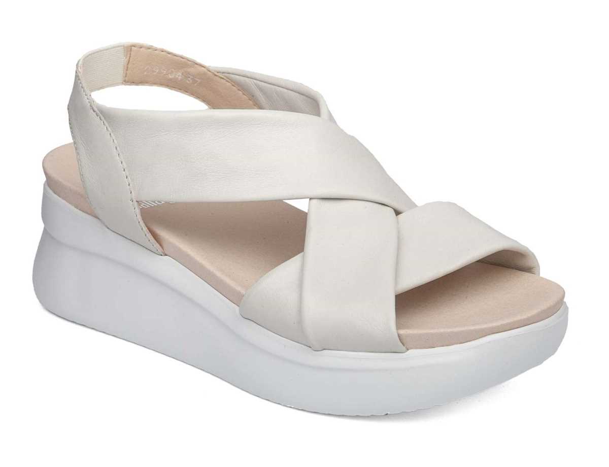 Sandalias de Plataforma Callaghan 29904 Llana Mujer Blancos | ZFA5734UA