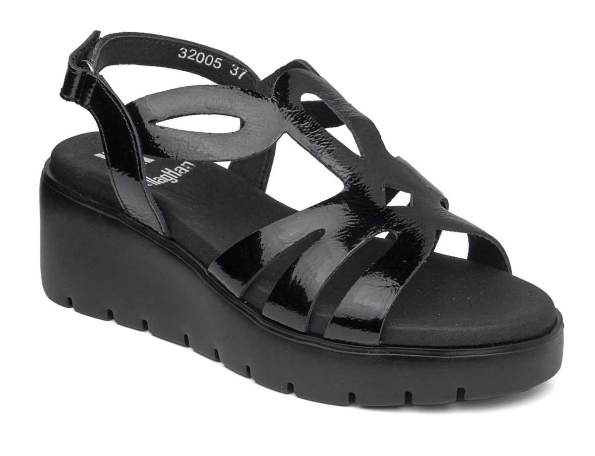 Sandalias de Plataforma Callaghan 32005 Bera Mujer Negros | HLJ2523KZ