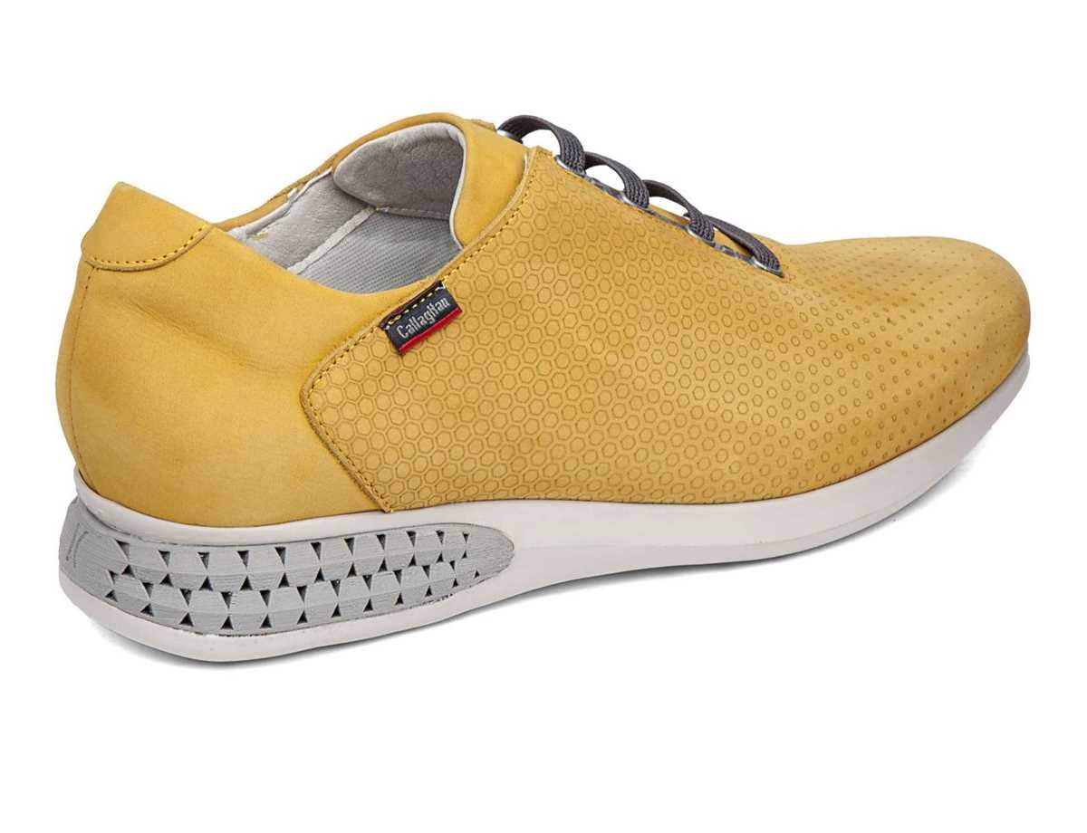 Tenis Callaghan 12101 Personal Hombre Amarillos | XLO7964RD