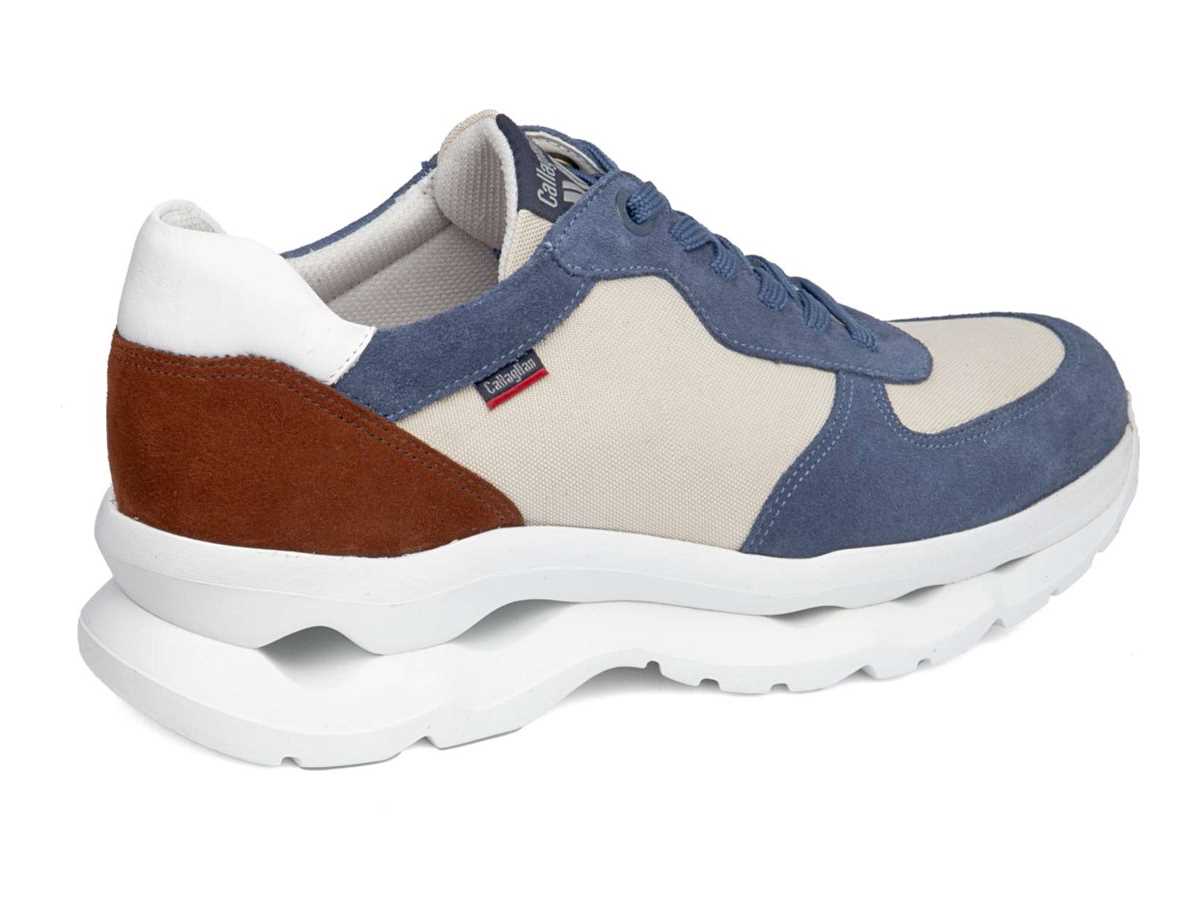 Tenis Callaghan 17813 Mare Hombre Azules Beige Marrom | USI3036JM