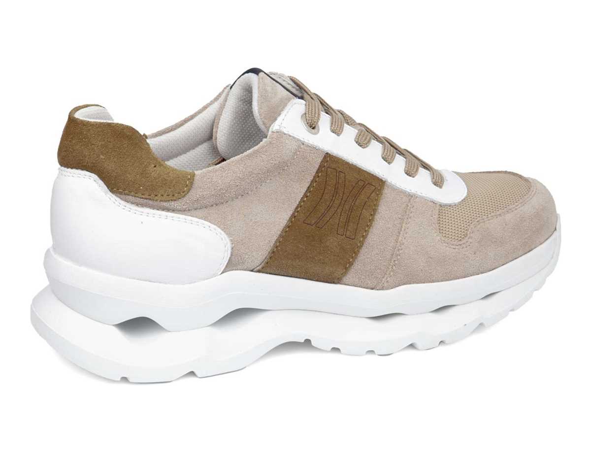 Tenis Callaghan 17823 Mare Hombre Beige Verdes | XWF1041HR