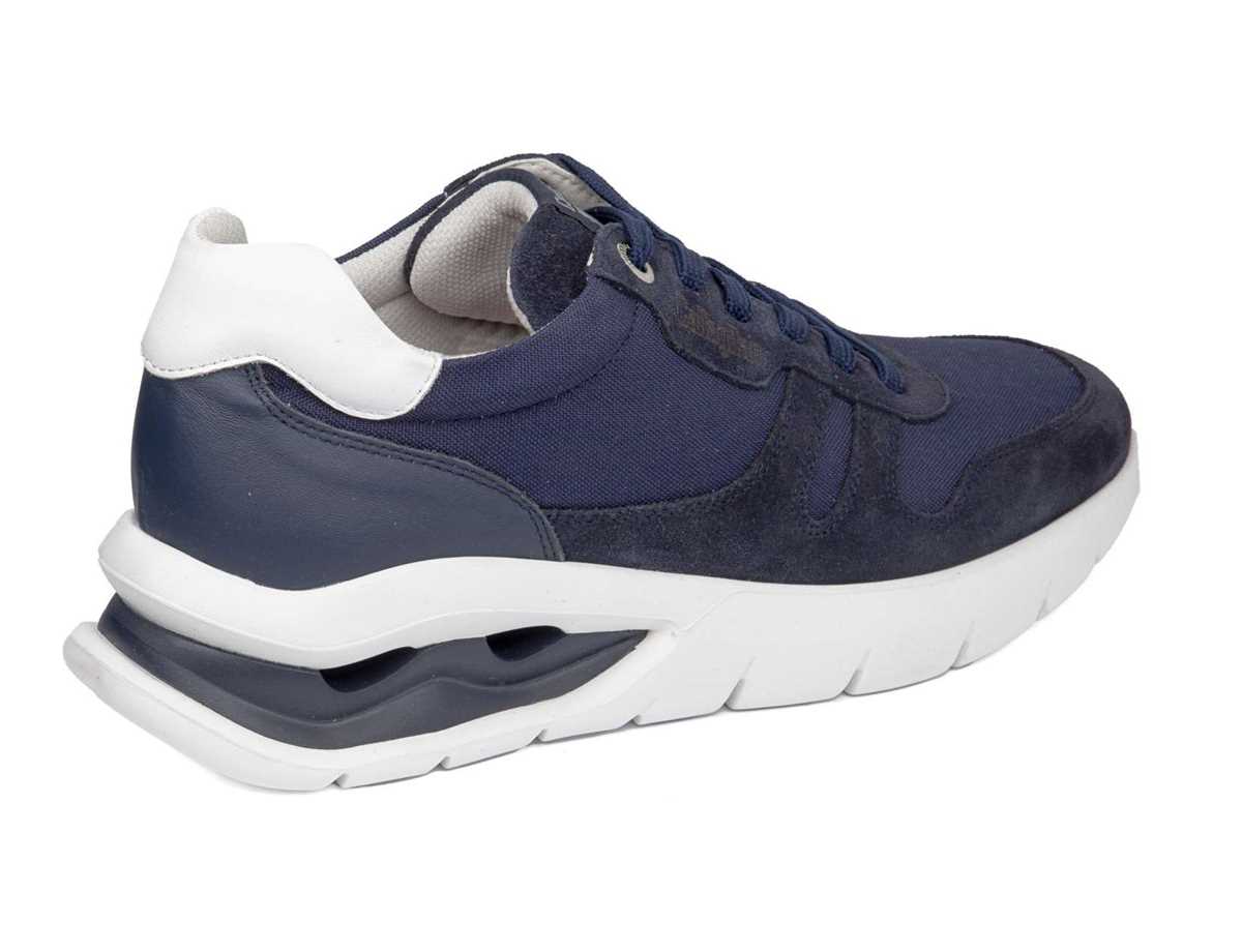 Tenis Callaghan 45416 Vento Hombre Azules Blancos | TWC8273VE