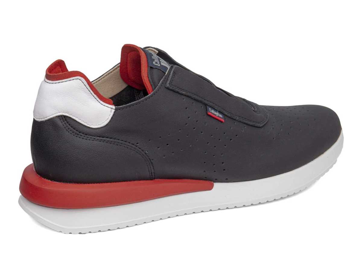 Tenis Callaghan 51101 Moses Hombre Negros Blancos Rojos | ATO1675EP