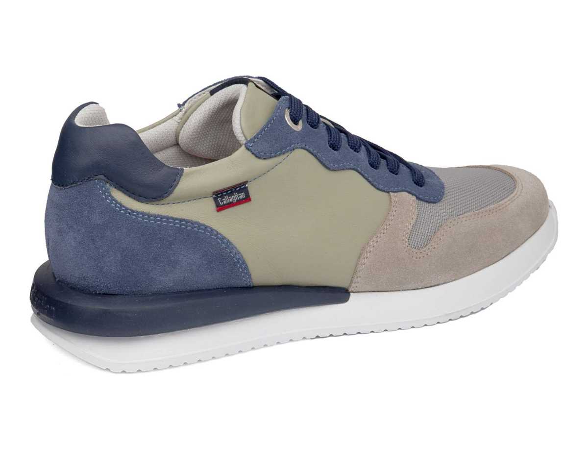 Tenis Callaghan 51103 Moses Hombre Beige Grises Verdes | MOQ3523IY