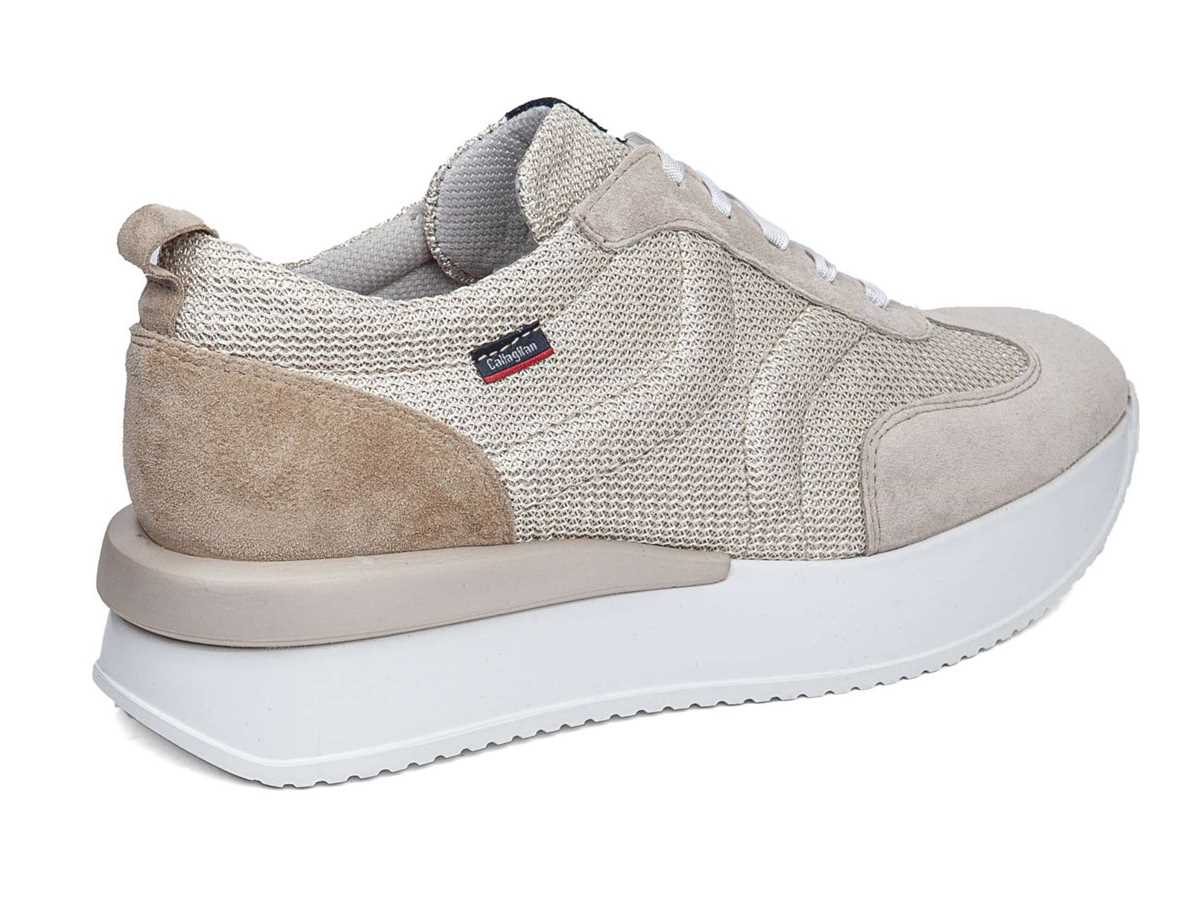 Tenis Callaghan 51200 Dina Mujer Blancos Beige | IPU6194XM