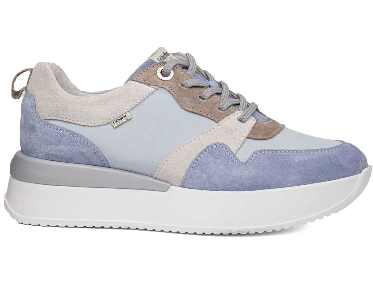 Tenis Callaghan 51206 Dina Mujer Azules Beige | TMG3993UM